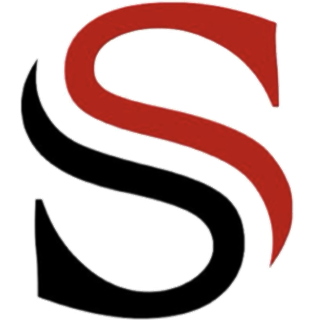 The Stein Firm red-and-black S logo mark